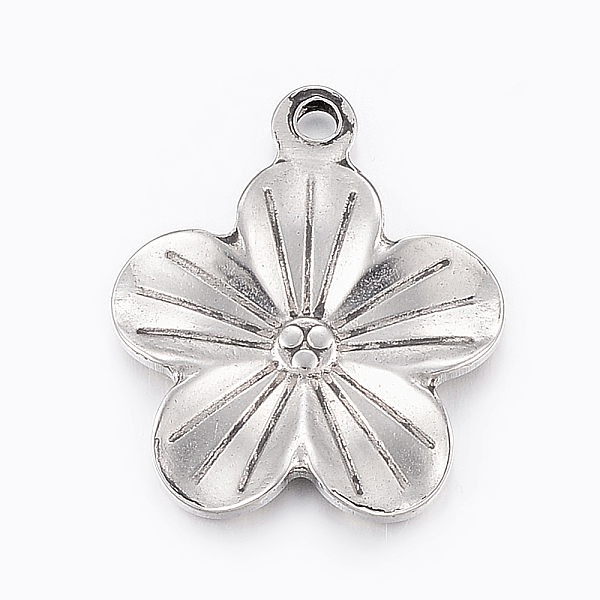 PandaHall 304 Stainless Steel Pendants, Flower, Stainless Steel Color, 23x20x2mm, Hole: 2mm 304 Stainless Steel Flower
PandaHall 304 Stainless Steel Pendants, Flower, Stainless Steel Color, 23x20x2mm, Hole: 2mm 304 Stainless Steel Flower