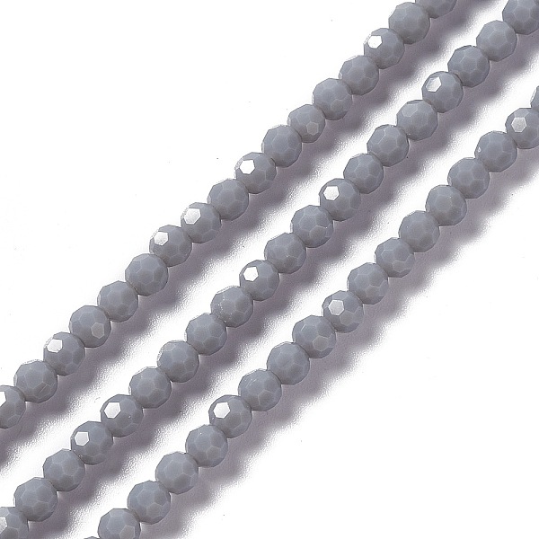 PandaHall Faceted(32 Facets) Glass Beads Strands, Round, Slate Gray, 4mm, Hole: 1mm, about 99~107pcs/strand, 14.09~15.43''(35.8~39.2cm)...
PandaHall Faceted(32 Facets) Glass Beads Strands, Round, Slate Gray, 4mm, Hole: 1mm, about 99~107pcs/strand, 14.09~15.43''(35.8~39.2cm)...