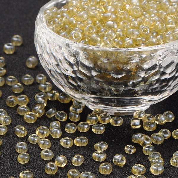 PandaHall Glass Seed Beads, Trans. Colours Lustered, Round, Goldenrod, 4mm, Hole: 1.5mm, about 500pcs/50g, 50g/bag, 18bags/2pounds Glass..., Gold
PandaHall Glass Seed Beads, Trans. Colours Lustered, Round, Goldenrod, 4mm, Hole: 1.5mm, about 500pcs/50g, 50g/bag, 18bags/2pounds Glass..., Gold