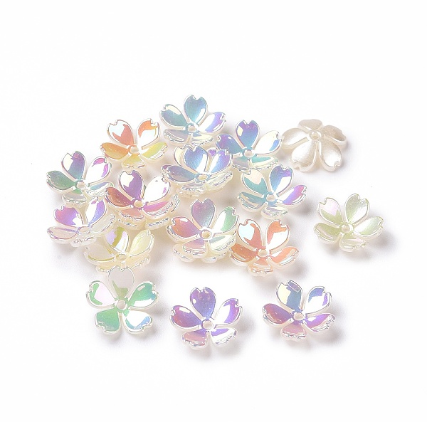 PandaHall Opaque Acrylic Bead Caps, 5-Petal Flower, AB Color, Mixed Color, 14.5x15x3.5mm, Hole: 1.5mm Acrylic Multicolor
PandaHall Opaque Acrylic Bead Caps, 5-Petal Flower, AB Color, Mixed Color, 14.5x15x3.5mm, Hole: 1.5mm Acrylic Multicolor