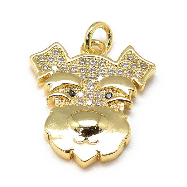 PandaHall DIY Brass Micro Pave Cubic Zirconia Puppy Pendants, Terrier Dog Head Charms, Golden, 20x17.5x3mm, Hole: 3mm Brass+Cubic Zirconia...
PandaHall DIY Brass Micro Pave Cubic Zirconia Puppy Pendants, Terrier Dog Head Charms, Golden, 20x17.5x3mm, Hole: 3mm Brass+Cubic Zirconia...