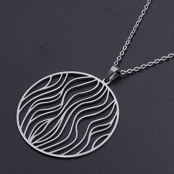 PandaHall 201 Stainless Steel Pendant Necklaces, with Cable Chains and Lobster Claw Clasps, Stainless Steel Color, 17.71 inch(45cm), 1.5mm...
PandaHall 201 Stainless Steel Pendant Necklaces, with Cable Chains and Lobster Claw Clasps, Stainless Steel Color, 17.71 inch(45cm), 1.5mm...