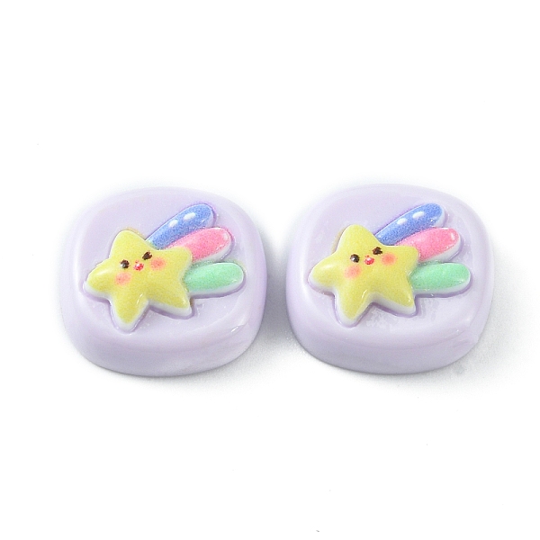 PandaHall Opaque Cute Cartoon Resin Cabochons, Rectangle, Thistle, 15.5~17x16~17.5x7.5~8mm Resin Rectangle Purple
PandaHall Opaque Cute Cartoon Resin Cabochons, Rectangle, Thistle, 15.5~17x16~17.5x7.5~8mm Resin Rectangle Purple