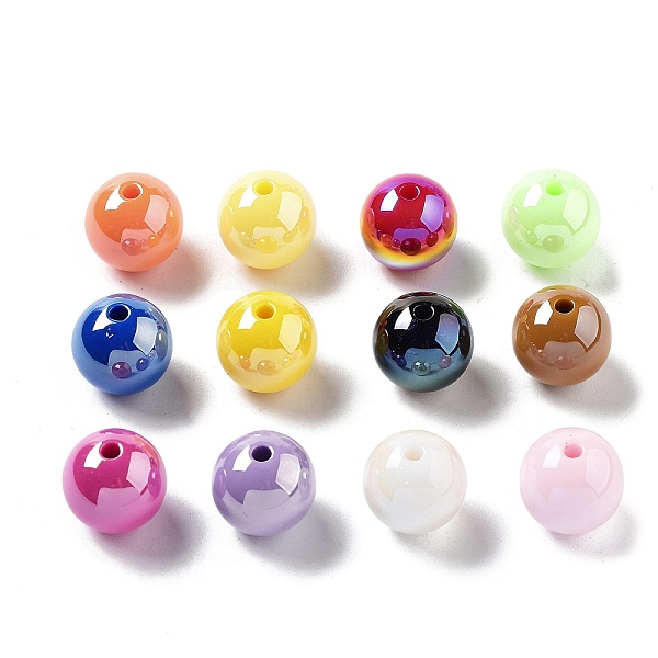 PandaHall Opaque Acrylic Beads, Round, Mixed Color, 15.5x15mm, Hole: 2.8mm Acrylic Round Multicolor
PandaHall Opaque Acrylic Beads, Round, Mixed Color, 15.5x15mm, Hole: 2.8mm Acrylic Round Multicolor