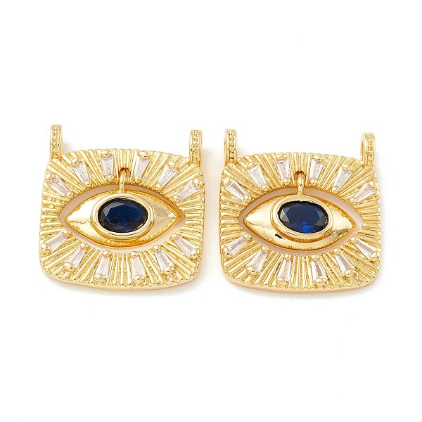 PandaHall Rack Plating Brass Cubic Zirconia Pendants, Cadmium Free & Nickel Free & Lead Free, Real 18K Gold Plated, Square, Midnight Blue...
PandaHall Rack Plating Brass Cubic Zirconia Pendants, Cadmium Free & Nickel Free & Lead Free, Real 18K Gold Plated, Square, Midnight Blue...