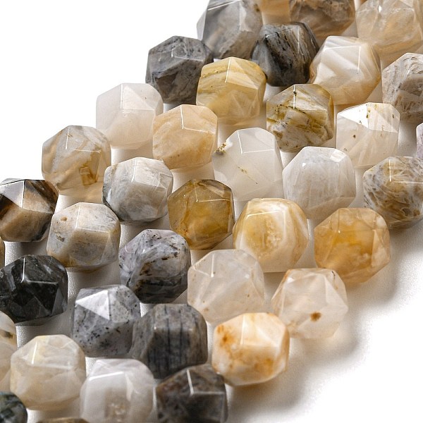 PandaHall Natural Bamboo Leaf Agate Beads Strands, Faceted Star Cut Beads, 10x10mm, Hole: 1mm, about 37~39pcs/strand, 14.76''~14.96''...
PandaHall Natural Bamboo Leaf Agate Beads Strands, Faceted Star Cut Beads, 10x10mm, Hole: 1mm, about 37~39pcs/strand, 14.76''~14.96''...