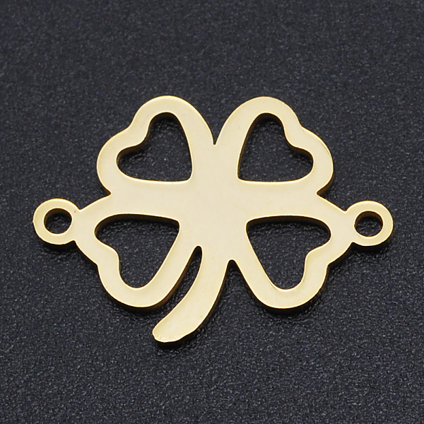 PandaHall 201 Stainless Steel Links connectors, Clovers, Golden, 19.5x14x1mm, Hole: 1.4mm 201 Stainless Steel Clover
PandaHall 201 Stainless Steel Links connectors, Clovers, Golden, 19.5x14x1mm, Hole: 1.4mm 201 Stainless Steel Clover