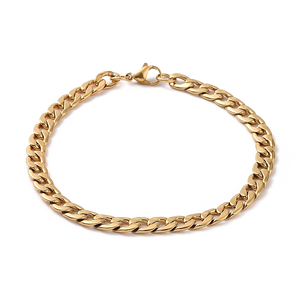 PandaHall Vacuum Plating 304 Stainless Steel Cuban Link Chain Bracelet for Men Women, Golden, 8-5/8 inch(22cm) 304 Stainless Steel
PandaHall Vacuum Plating 304 Stainless Steel Cuban Link Chain Bracelet for Men Women, Golden, 8-5/8 inch(22cm) 304 Stainless Steel