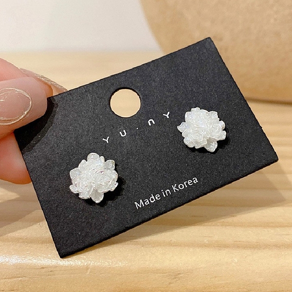 PandaHall Alloy & Resin Earrings for Women, with 925 Sterling Silver Pin, Flower, 24x10mm Resin Flower
PandaHall Alloy & Resin Earrings for Women, with 925 Sterling Silver Pin, Flower, 24x10mm Resin Flower