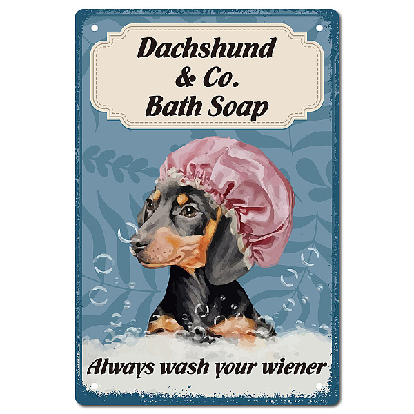 PandaHall CREATCABIN Dachshund & Co. Bath Soap Tin Sign Vintage Funny Dog Metal Tin Sign Wall Art Decor Animals Retro Plaque Poster for Home...
PandaHall CREATCABIN Dachshund & Co. Bath Soap Tin Sign Vintage Funny Dog Metal Tin Sign Wall Art Decor Animals Retro Plaque Poster for Home...