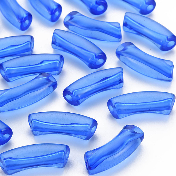 PandaHall Transparent Acrylic Beads, Curved Tube, Royal Blue, 32x9.5x8mm, Hole: 1.8mm, about 330pcs/500g Acrylic Tube
PandaHall Transparent Acrylic Beads, Curved Tube, Royal Blue, 32x9.5x8mm, Hole: 1.8mm, about 330pcs/500g Acrylic Tube