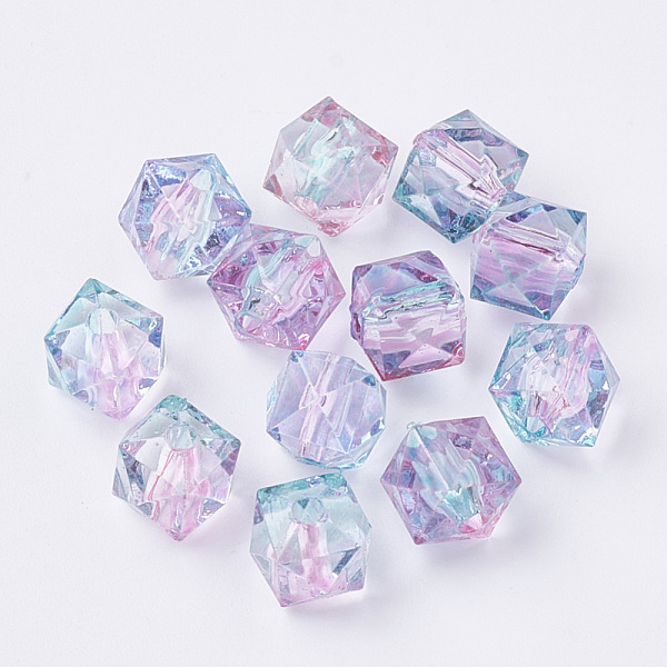 PandaHall Two Tone Transparent Spray Painted Acrylic Beads, Polygon, Pink, 7.5x8x8mm, Hole: 1.8mm, about 1690pcs/500g Acrylic Polygon Pink
PandaHall Two Tone Transparent Spray Painted Acrylic Beads, Polygon, Pink, 7.5x8x8mm, Hole: 1.8mm, about 1690pcs/500g Acrylic Polygon Pink