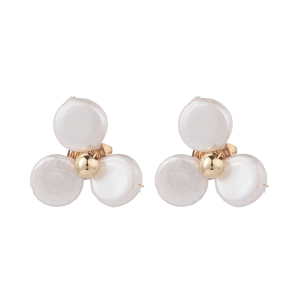 PandaHall Shell Pearl Flower Stud Earrings with Brass Pin for Women, White, 16.5x16mm, Pin: 0.7mm Shell Pearl Flower White
PandaHall Shell Pearl Flower Stud Earrings with Brass Pin for Women, White, 16.5x16mm, Pin: 0.7mm Shell Pearl Flower White