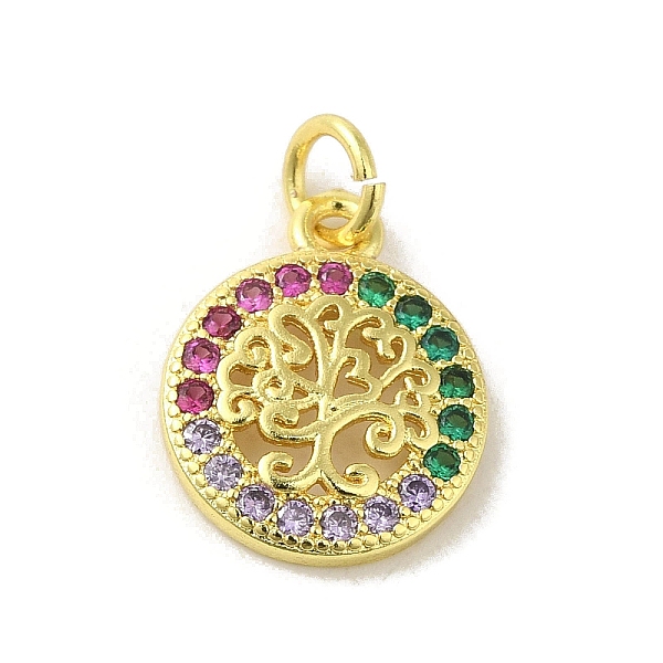 PandaHall Brass Micro Pave Cubic Zirconia Charms, Real 18K Gold Plated, Tree of Life Charms, Colorful, 14.5x11.5x2mm, Hole: 3mm Brass+Cubic...
PandaHall Brass Micro Pave Cubic Zirconia Charms, Real 18K Gold Plated, Tree of Life Charms, Colorful, 14.5x11.5x2mm, Hole: 3mm Brass+Cubic...