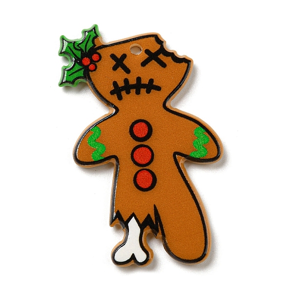 PandaHall Christmas Theme Acrylic Pendants, Gingerbread Man, 40x26x2.5mm, Hole: 1.8mm Acrylic Gingerbread Man
PandaHall Christmas Theme Acrylic Pendants, Gingerbread Man, 40x26x2.5mm, Hole: 1.8mm Acrylic Gingerbread Man