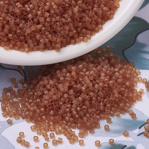 PandaHall MIYUKI Delica Beads, Cylinder, Japanese Seed Beads, 11/0, (DB0781) Dyed Semi-Frosted Transparent Amber, 1.3x1.6mm, Hole: 0.8mm..., Brown
PandaHall MIYUKI Delica Beads, Cylinder, Japanese Seed Beads, 11/0, (DB0781) Dyed Semi-Frosted Transparent Amber, 1.3x1.6mm, Hole: 0.8mm..., Brown