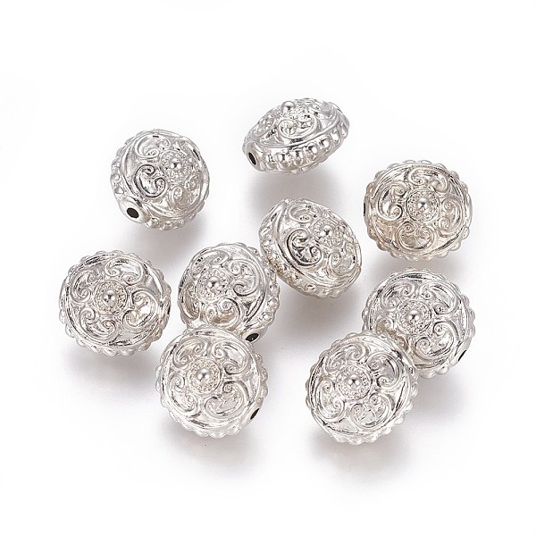 PandaHall CCB Plastic Beads, Flat Round, Platinum, 15x14x11mm, Hole: 1.5mm Plastic Flat Round
PandaHall CCB Plastic Beads, Flat Round, Platinum, 15x14x11mm, Hole: 1.5mm Plastic Flat Round