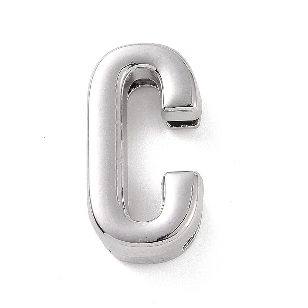 PandaHall Alloy Letter Slide Charms, Platinum, Letter.C, 20.5~21x6~10.5x6.5mm, Hole: 17.5~18x2.5mm Alloy Letter C
PandaHall Alloy Letter Slide Charms, Platinum, Letter.C, 20.5~21x6~10.5x6.5mm, Hole: 17.5~18x2.5mm Alloy Letter C