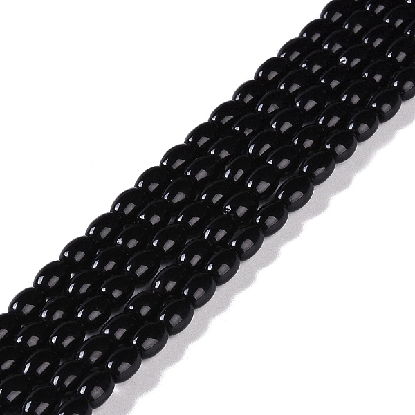 PandaHall Natural Black Onyx(Dyed & Heated) Beads Strands, Oval, 6.5x4.5mm, Hole: 0.9mm, about 62~63pcs/strand, 15.16''(38.5cm) Black Onyx...
PandaHall Natural Black Onyx(Dyed & Heated) Beads Strands, Oval, 6.5x4.5mm, Hole: 0.9mm, about 62~63pcs/strand, 15.16''(38.5cm) Black Onyx...