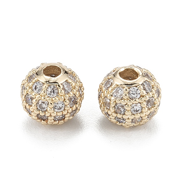 PandaHall Brass Micro Pave Clear Cubic Zirconia Beads, Long-Lasting Plated, Round, Real 14K Gold Plated, 6mm, Hole: 2mm Brass+Cubic Zirconia...
PandaHall Brass Micro Pave Clear Cubic Zirconia Beads, Long-Lasting Plated, Round, Real 14K Gold Plated, 6mm, Hole: 2mm Brass+Cubic Zirconia...
