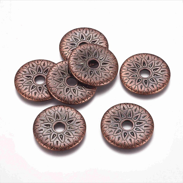 PandaHall CCB Plastic Beads, Flat Round with Flower, Red Copper, 31x3mm, Hole: 6mm Plastic Flat Round
PandaHall CCB Plastic Beads, Flat Round with Flower, Red Copper, 31x3mm, Hole: 6mm Plastic Flat Round