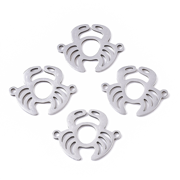 PandaHall 201 Stainless Steel Links connectors, Laser Cut Links, Crab, Stainless Steel Color, 15x19.5x1mm, Hole: 1.4mm 201 Stainless Steel...
PandaHall 201 Stainless Steel Links connectors, Laser Cut Links, Crab, Stainless Steel Color, 15x19.5x1mm, Hole: 1.4mm 201 Stainless Steel...