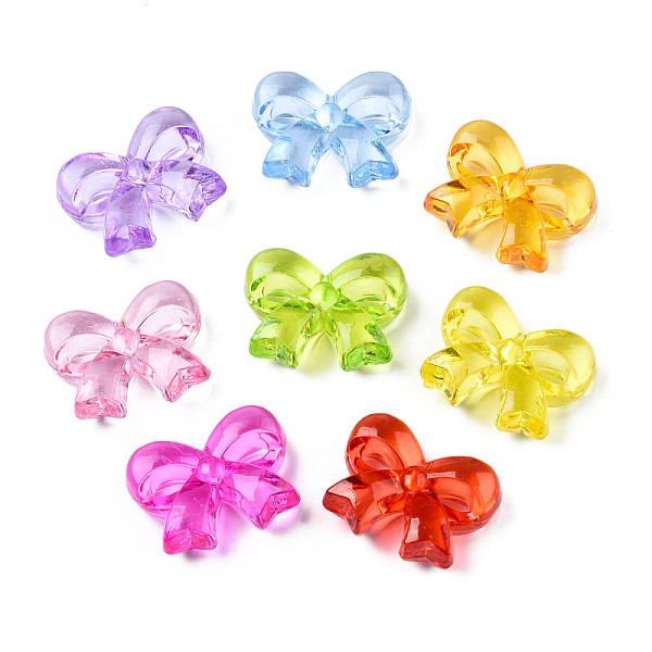PandaHall Transparent Acrylic Beads, Bowknot, Mixed Color, 25x34x12mm, Hole: 4mm, about 90Pcs/500g Acrylic Bowknot Multicolor
PandaHall Transparent Acrylic Beads, Bowknot, Mixed Color, 25x34x12mm, Hole: 4mm, about 90Pcs/500g Acrylic Bowknot Multicolor