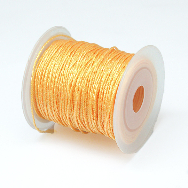 PandaHall Round Metallic Thread, Embroidery Thread, 9-Ply, PeachPuff, 0.8mm, about 65.61 yards(60m)/roll Fibre Gold
PandaHall Round Metallic Thread, Embroidery Thread, 9-Ply, PeachPuff, 0.8mm, about 65.61 yards(60m)/roll Fibre Gold