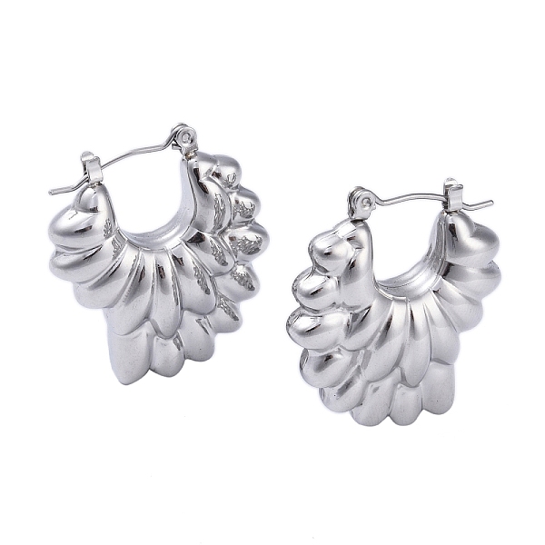 PandaHall 304 Stainless Steel Hoop Earrings, Jewely for Women, Wings, Stainless Steel Color, 30x26x10mm 304 Stainless Steel Wing
PandaHall 304 Stainless Steel Hoop Earrings, Jewely for Women, Wings, Stainless Steel Color, 30x26x10mm 304 Stainless Steel Wing