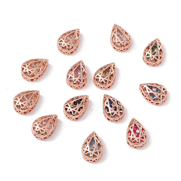 PandaHall Rack Plating Brass Micro Pave Cubic Zirconia Multi-strand Links, Cadmium Free & Lead Free, Teardrop, Rose Gold, Mixed Color..., Multicolor
PandaHall Rack Plating Brass Micro Pave Cubic Zirconia Multi-strand Links, Cadmium Free & Lead Free, Teardrop, Rose Gold, Mixed Color..., Multicolor