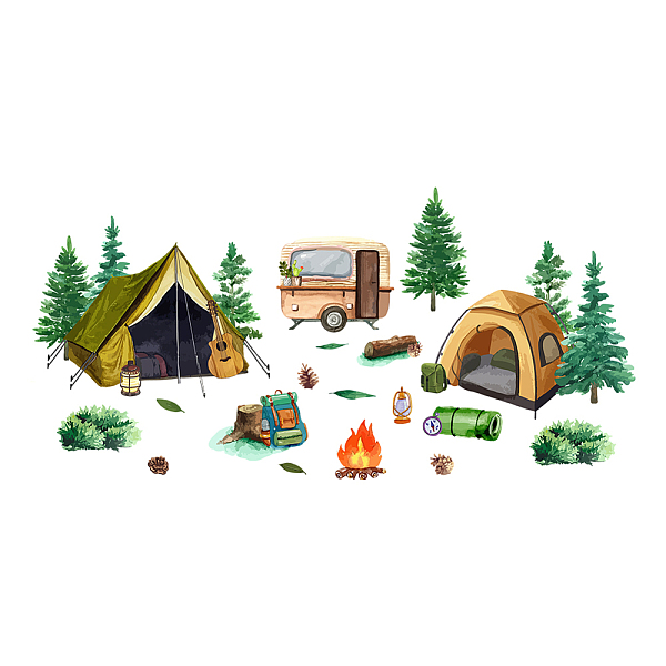 PandaHall SUPERDANT Outdoor Camping Stickers Dining Car Tent Wall Art Removable PVC Wall Sticker Campfire Stump Stickers for Camping Trip...
PandaHall SUPERDANT Outdoor Camping Stickers Dining Car Tent Wall Art Removable PVC Wall Sticker Campfire Stump Stickers for Camping Trip...