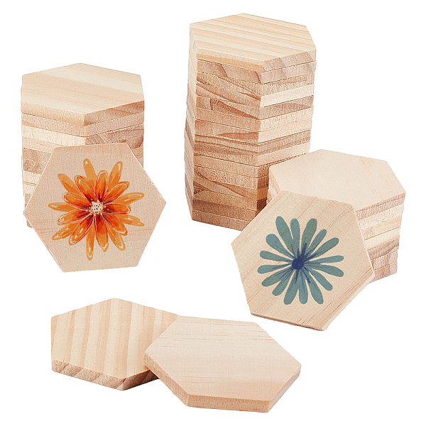 PandaHall Unfinished Hexagon Wooden Slices, Wood Cutout Shape Blanks for DIY Craft, Carving, Painting, Undyed, BurlyWood, 50x57.5x6mm Wood..., Orange
PandaHall Unfinished Hexagon Wooden Slices, Wood Cutout Shape Blanks for DIY Craft, Carving, Painting, Undyed, BurlyWood, 50x57.5x6mm Wood..., Orange