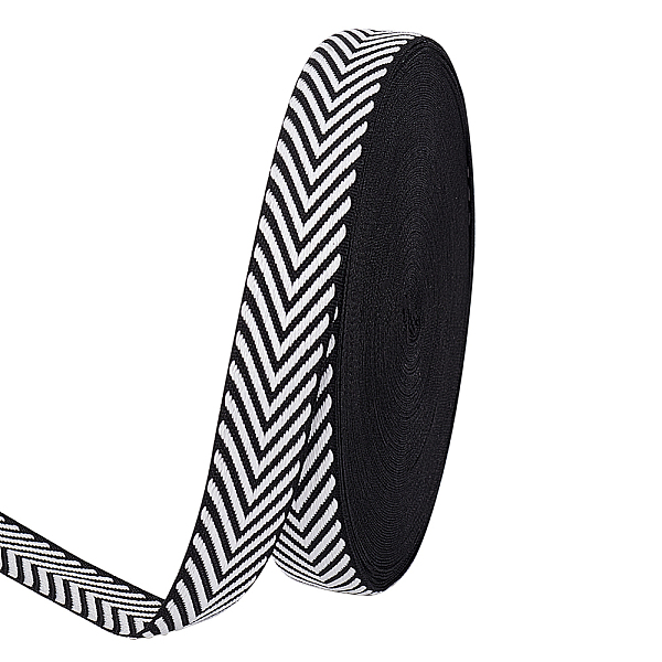 PandaHall Polyester Jacquard Herringbone Ribbons, Clothes Accessories, Black, 3/4 inch(20mm), about 23.75~25 yards Polyester Herringbone...
PandaHall Polyester Jacquard Herringbone Ribbons, Clothes Accessories, Black, 3/4 inch(20mm), about 23.75~25 yards Polyester Herringbone...