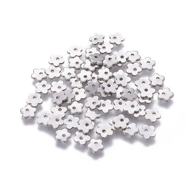 PandaHall 201 Stainless Steel Charms, Flower, Stainless Steel Color, 6x6x1mm, Hole: 1mm 201 Stainless Steel Flower
PandaHall 201 Stainless Steel Charms, Flower, Stainless Steel Color, 6x6x1mm, Hole: 1mm 201 Stainless Steel Flower