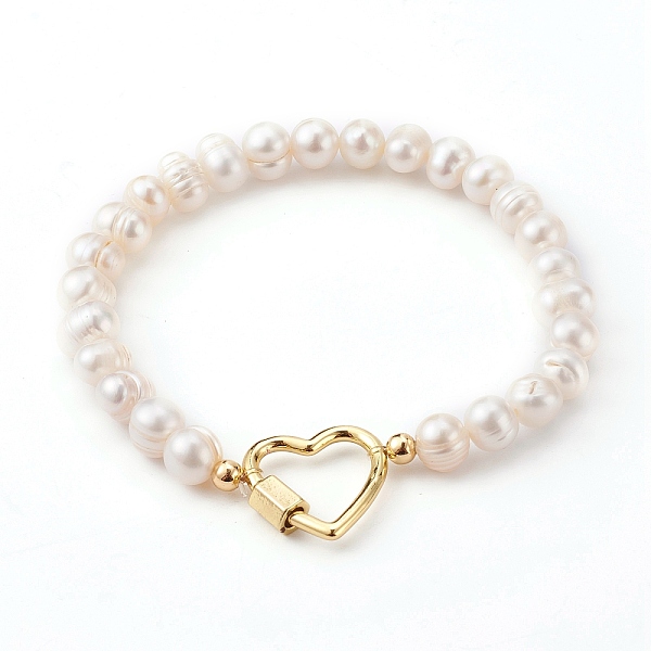 PandaHall Brass Link Bracelets Set, with Natural Pearl Beads, Heart/Oval/Lightning Bolt, Golden, White, Inner Diameter: 2-1/4 inch(5.6cm)...
PandaHall Brass Link Bracelets Set, with Natural Pearl Beads, Heart/Oval/Lightning Bolt, Golden, White, Inner Diameter: 2-1/4 inch(5.6cm)...