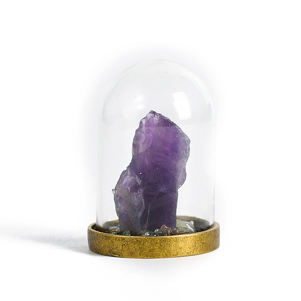 PandaHall Natural Amethyst Display Decorations, Reiki Energy Stone Cloche Bell Jar Ornaments, Arch, 27x41mm Amethyst Arch
PandaHall Natural Amethyst Display Decorations, Reiki Energy Stone Cloche Bell Jar Ornaments, Arch, 27x41mm Amethyst Arch