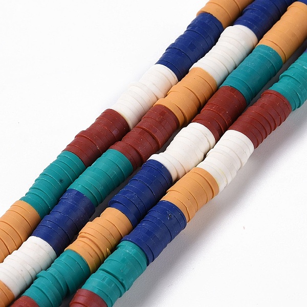 PandaHall Handmade Polymer Clay Bead Strands, Heishi Beads, Disc/Flat Round, Dark Blue, 6x0.2~2mm, Hole: 2mm, about 325~330pcs/strand...
PandaHall Handmade Polymer Clay Bead Strands, Heishi Beads, Disc/Flat Round, Dark Blue, 6x0.2~2mm, Hole: 2mm, about 325~330pcs/strand...