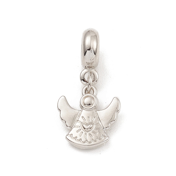 PandaHall Alloy European Dangle Charms, with Acrylic Beads, Large Hole Pendants, Angel, Platinum, 27mm, Hole: 4.5mm, Angel: 13.5x13x4mm...
PandaHall Alloy European Dangle Charms, with Acrylic Beads, Large Hole Pendants, Angel, Platinum, 27mm, Hole: 4.5mm, Angel: 13.5x13x4mm...