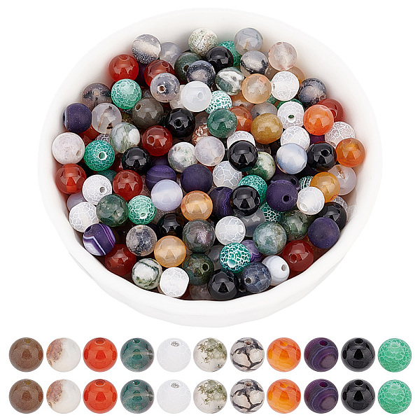PandaHall ARRICRAFT 220Pcs 11 Styles Natural Gemstone Beads, Round, Mixed Dyed and Undyed, 6mm, Hole: 0.8~1.2mm, 20pcs/style Mixed Stone...
PandaHall ARRICRAFT 220Pcs 11 Styles Natural Gemstone Beads, Round, Mixed Dyed and Undyed, 6mm, Hole: 0.8~1.2mm, 20pcs/style Mixed Stone...