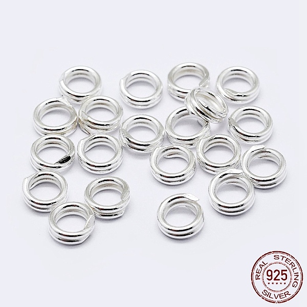 PandaHall 925 Sterling Silver Split Jump Rings, Double Loop Jump Rings, Round Rings, Silver, 6x2mm, Inner Diameter: 4.5mm Sterling Silver...
PandaHall 925 Sterling Silver Split Jump Rings, Double Loop Jump Rings, Round Rings, Silver, 6x2mm, Inner Diameter: 4.5mm Sterling Silver...