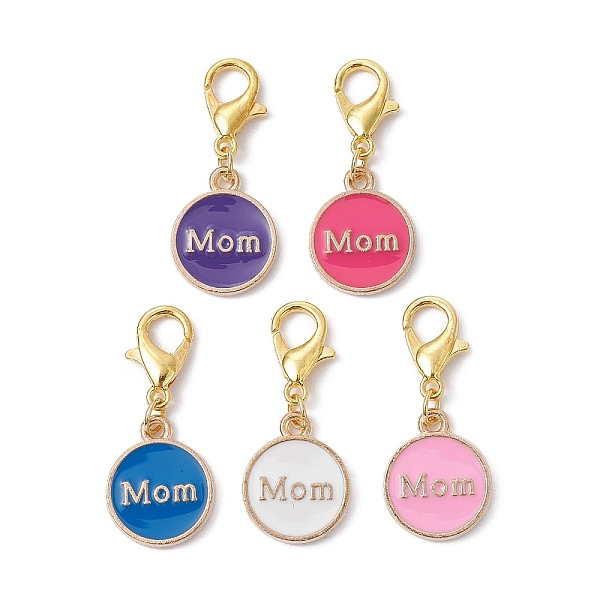 PandaHall Flat Round with Word Mom Alloy Enamel Pendant Decorations, with Alloy Lobster Claw Clasps, Golden, 27mm, 5pcs/set Alloy+Enamel..., Multicolor
PandaHall Flat Round with Word Mom Alloy Enamel Pendant Decorations, with Alloy Lobster Claw Clasps, Golden, 27mm, 5pcs/set Alloy+Enamel..., Multicolor