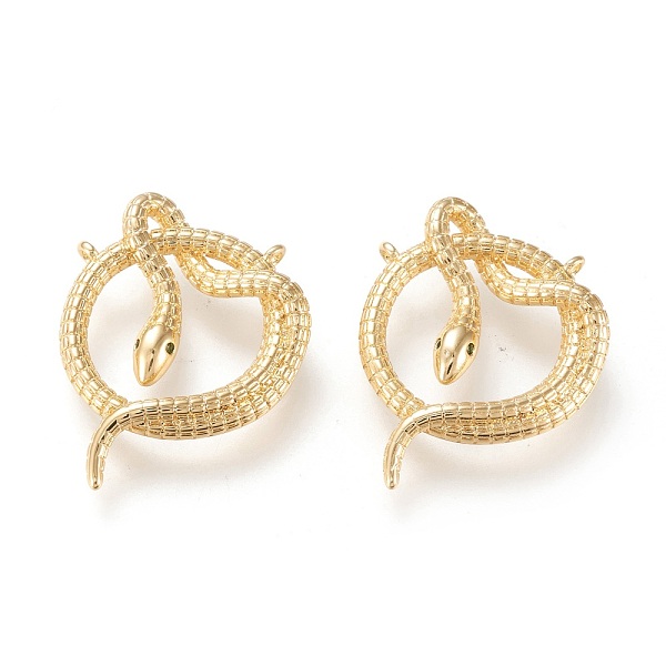 PandaHall Brass Micro Pave Cubic Zirconia Pendants, Long-Lasting Plated, Snake Shape, Golden, 26x19x2.7mm, Hole: 1mm Brass+Cubic Zirconia..., Green
PandaHall Brass Micro Pave Cubic Zirconia Pendants, Long-Lasting Plated, Snake Shape, Golden, 26x19x2.7mm, Hole: 1mm Brass+Cubic Zirconia..., Green