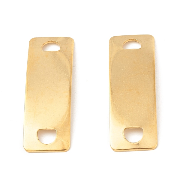 PandaHall Ion Plating(IP) 201 Stainless Steel Link Connectors, Rectangle, Golden, 42x14x1mm, Hole: 5.7mm 201 Stainless Steel Rectangle
PandaHall Ion Plating(IP) 201 Stainless Steel Link Connectors, Rectangle, Golden, 42x14x1mm, Hole: 5.7mm 201 Stainless Steel Rectangle