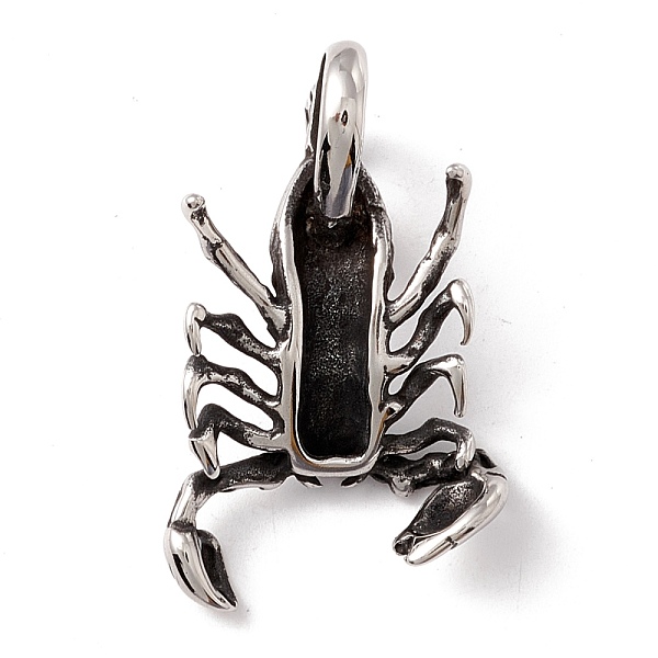 PandaHall 304 Stainless Steel Pendants, Scorpion, Antique Silver, 41x24x16mm, Hole: 10x5mm 304 Stainless Steel Other Animal
PandaHall 304 Stainless Steel Pendants, Scorpion, Antique Silver, 41x24x16mm, Hole: 10x5mm 304 Stainless Steel Other Animal