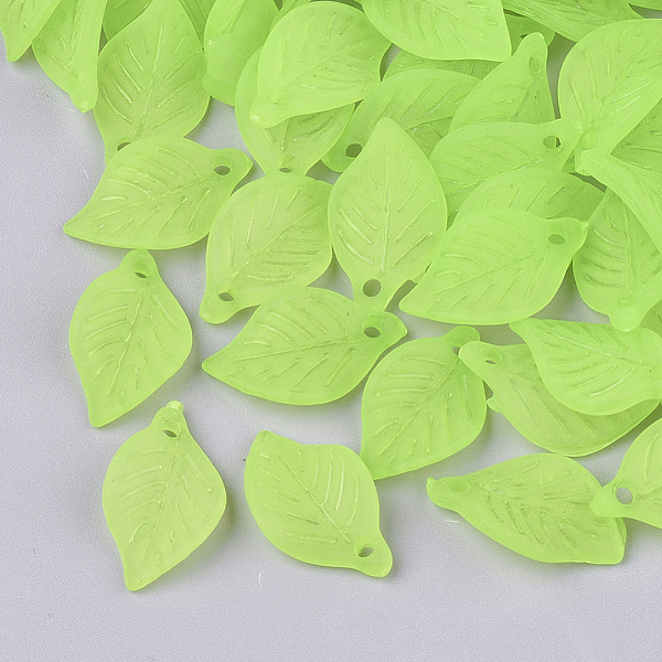 PandaHall Transparent Acrylic Pendants, Frosted, Leaf, Light Green, 18x11x3mm, Hole: 2mm Acrylic Leaf Green
PandaHall Transparent Acrylic Pendants, Frosted, Leaf, Light Green, 18x11x3mm, Hole: 2mm Acrylic Leaf Green
