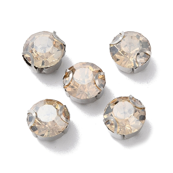 PandaHall Round Sew on Rhinestone, Multi-strand Links, Glass Rhinestone, with Stainless Steel Prong Settings, Garments Accessories, Faceted...
PandaHall Round Sew on Rhinestone, Multi-strand Links, Glass Rhinestone, with Stainless Steel Prong Settings, Garments Accessories, Faceted...