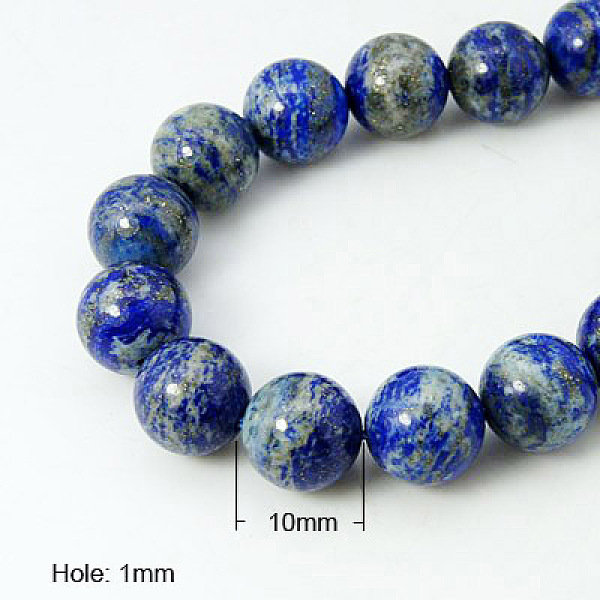 PandaHall Natural Lapis Lazuli Beads Strands, Round, Royal Blue, 10mm Lapis Lazuli Round Blue
PandaHall Natural Lapis Lazuli Beads Strands, Round, Royal Blue, 10mm Lapis Lazuli Round Blue