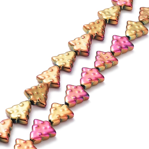 PandaHall Electroplate Glass Bead Strands, Metallic Plated, Christmas Trees, Orchid, 15.5~16x14.5~15x4.5~5mm, Hole: 1mm, about 40pcs/strand..., Purple
PandaHall Electroplate Glass Bead Strands, Metallic Plated, Christmas Trees, Orchid, 15.5~16x14.5~15x4.5~5mm, Hole: 1mm, about 40pcs/strand..., Purple