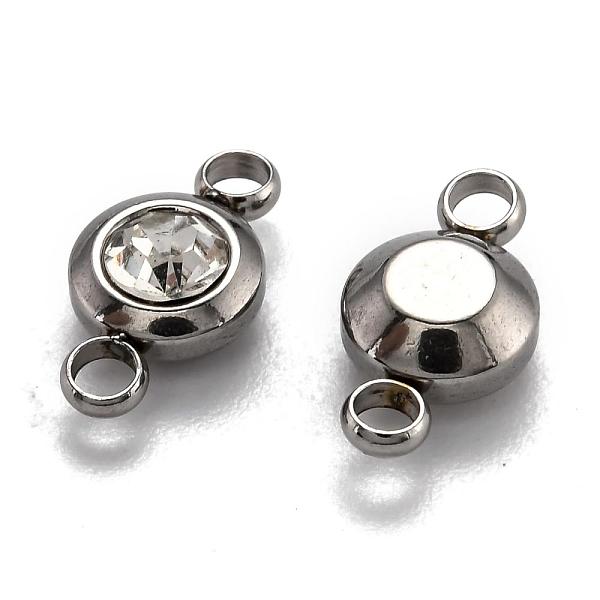 PandaHall Flat Round 304 Stainless Steel Cubic Zirconia Links, Stainless Steel Color, Clear, 12x6.5x4mm, Hole: 2mm Cubic Zirconia Flat Round...
PandaHall Flat Round 304 Stainless Steel Cubic Zirconia Links, Stainless Steel Color, Clear, 12x6.5x4mm, Hole: 2mm Cubic Zirconia Flat Round...