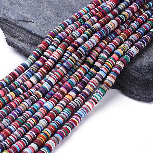 PandaHall Flat Round Handmade Polymer Clay Beads, Disc Heishi Beads for Hawaiian Earring Bracelet Necklace Jewelry Making, Mixed Color..., Multicolor
PandaHall Flat Round Handmade Polymer Clay Beads, Disc Heishi Beads for Hawaiian Earring Bracelet Necklace Jewelry Making, Mixed Color..., Multicolor